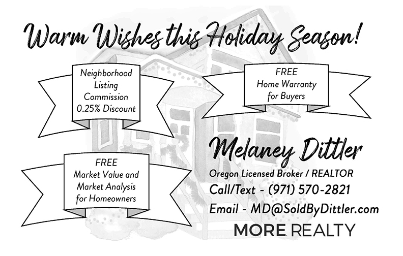 Melaney Dittler Realtor - MORE Realty ad